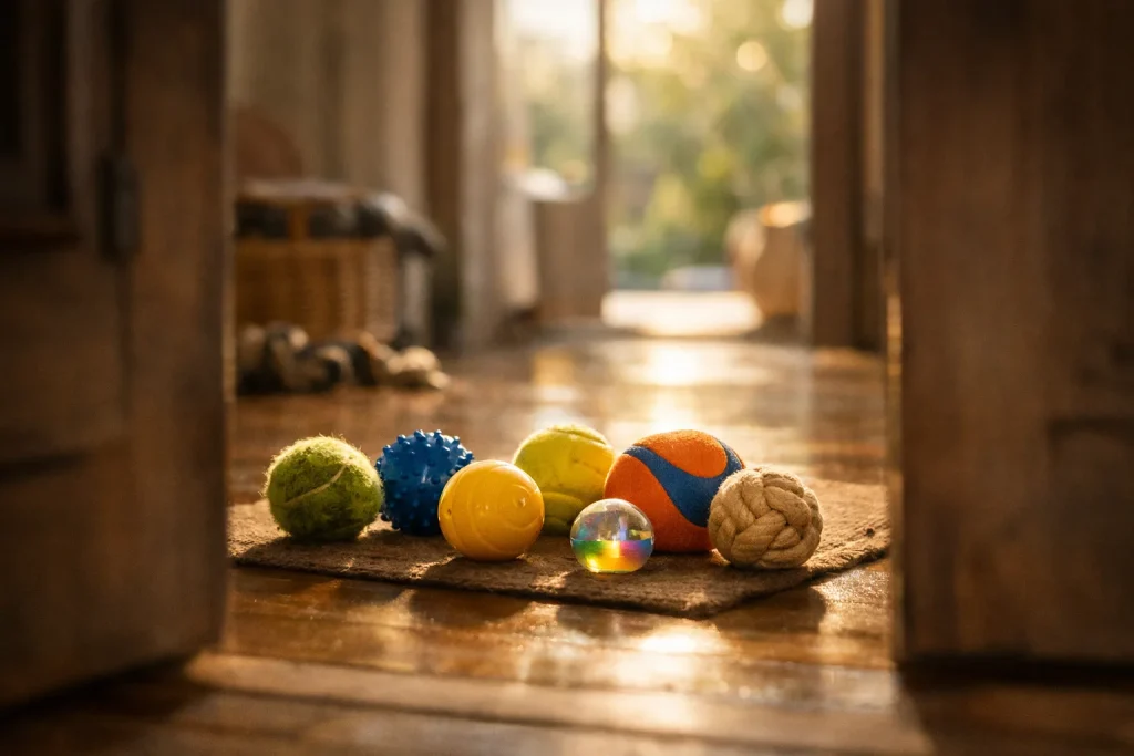 Améliorer l’exercice et le jeu : Les différents types de balles pour votre chien