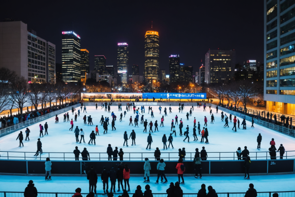 Culture montagne et patinoires urbaines en Corée du Sud