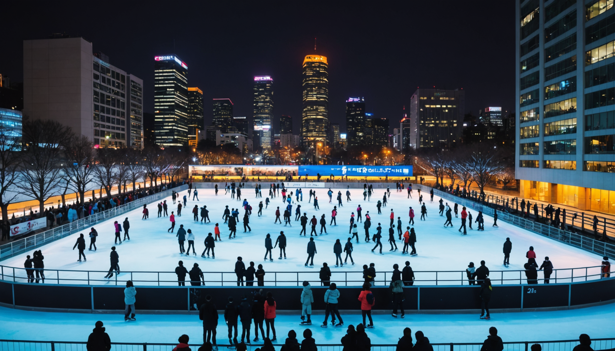 Culture montagne et patinoires urbaines en Corée du Sud