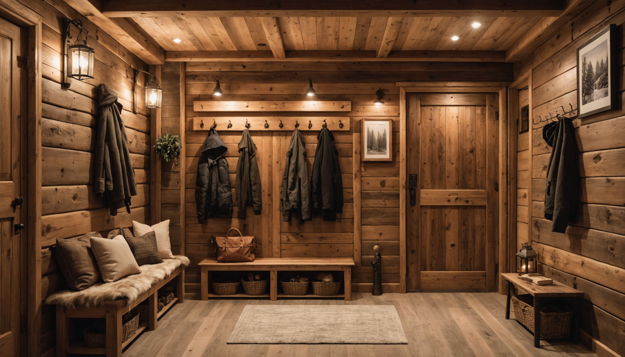 Aménager une entrée de chalet : l’intérêt d’un portemanteau mural adapté aux zones montagneuses