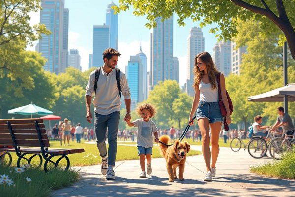 Vivre dans une ville dynamique quand on a une famille