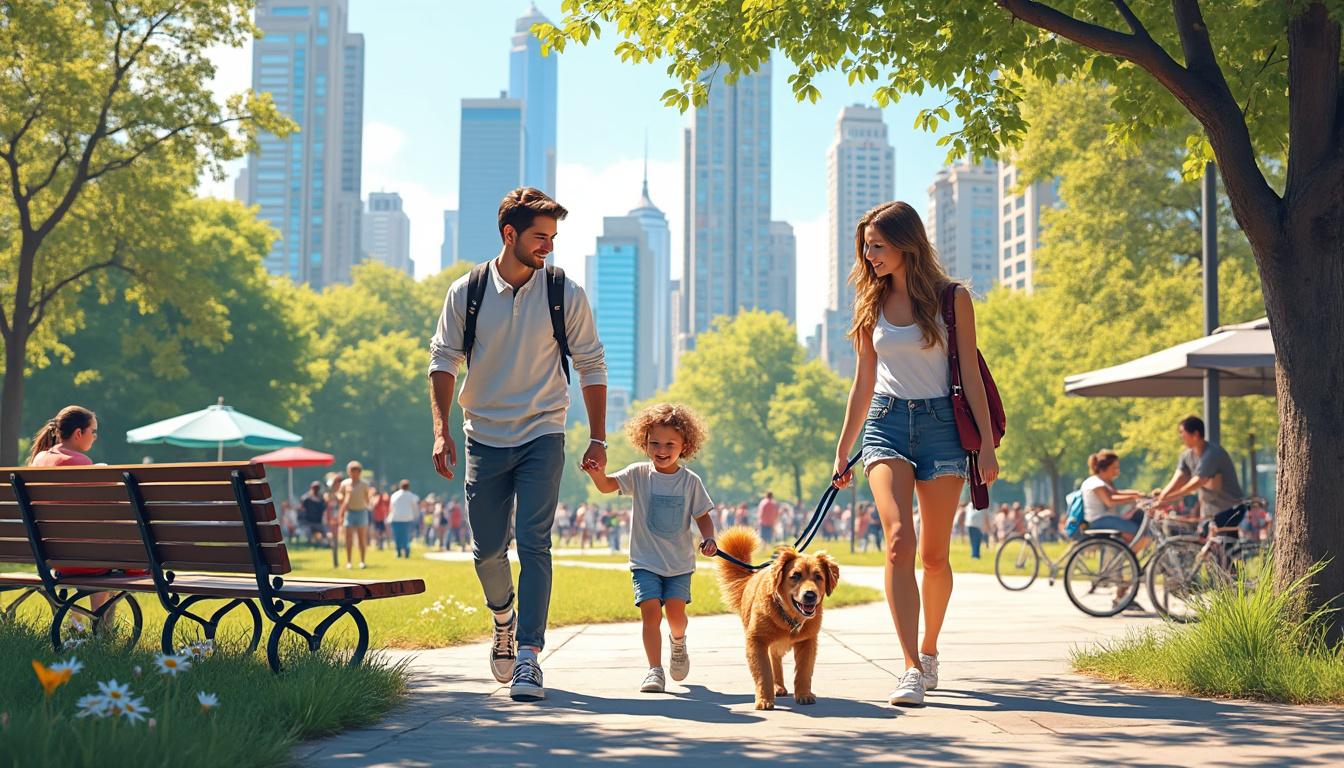 Vivre dans une ville dynamique quand on a une famille