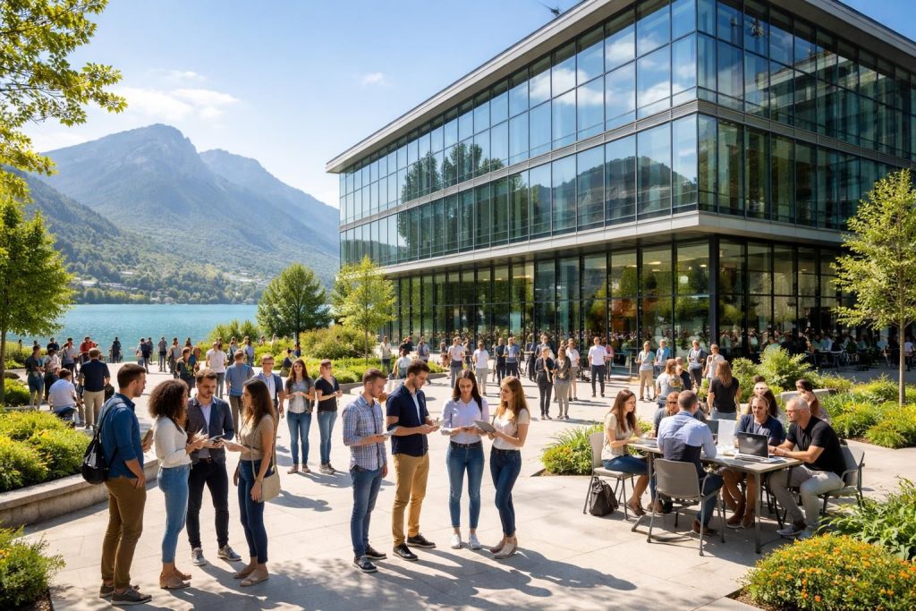 découvrez comment annecy french tech soutient l'innovation en accueillant 50 startups prometteuses dans son incubateur d'entreprises, un lieu d'accompagnement et de croissance pour les entrepreneurs.